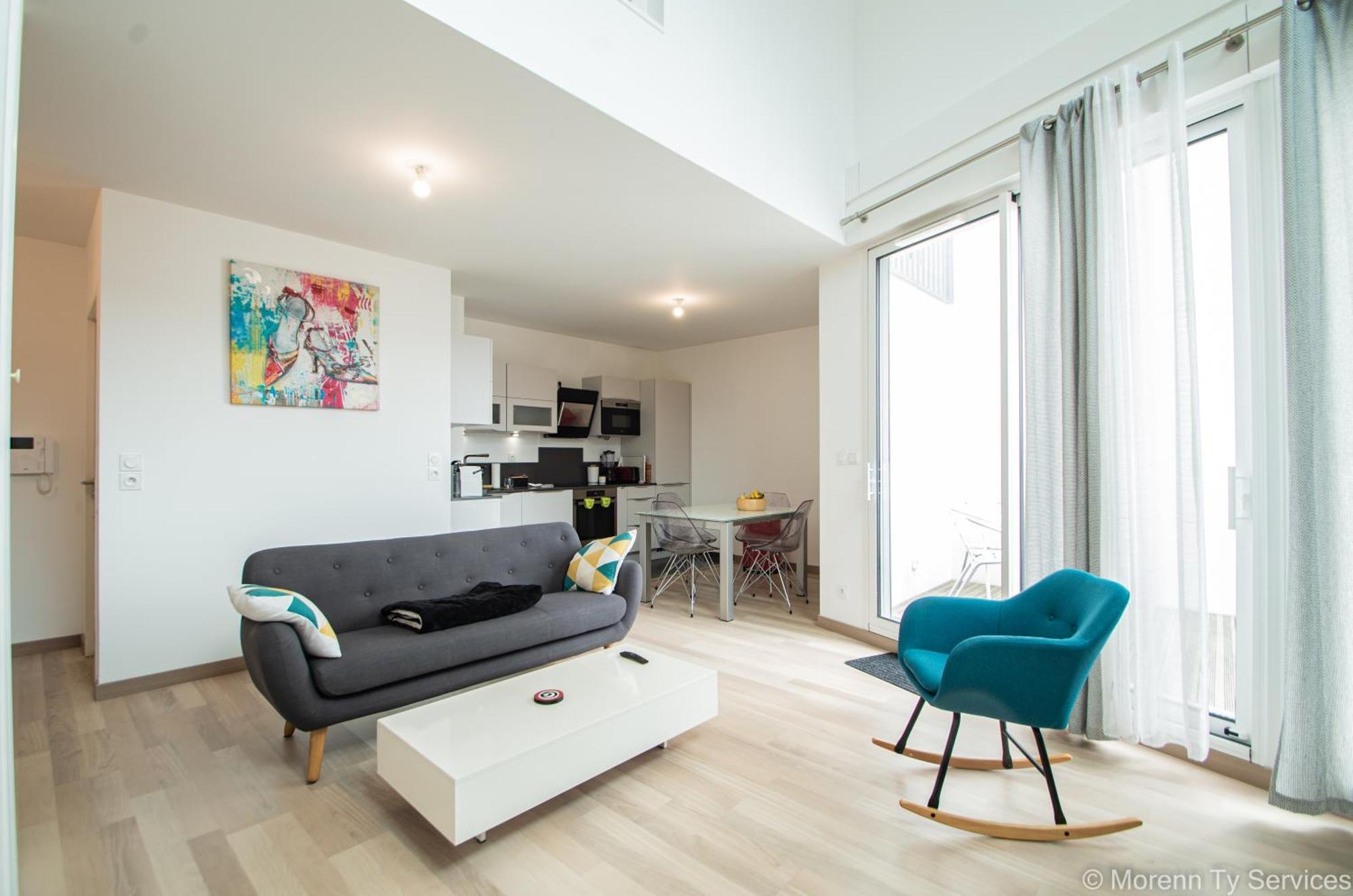 Triplex Terrasse Proche Metro - Ty Ar Mabilay Apartment Rennes Ngoại thất bức ảnh