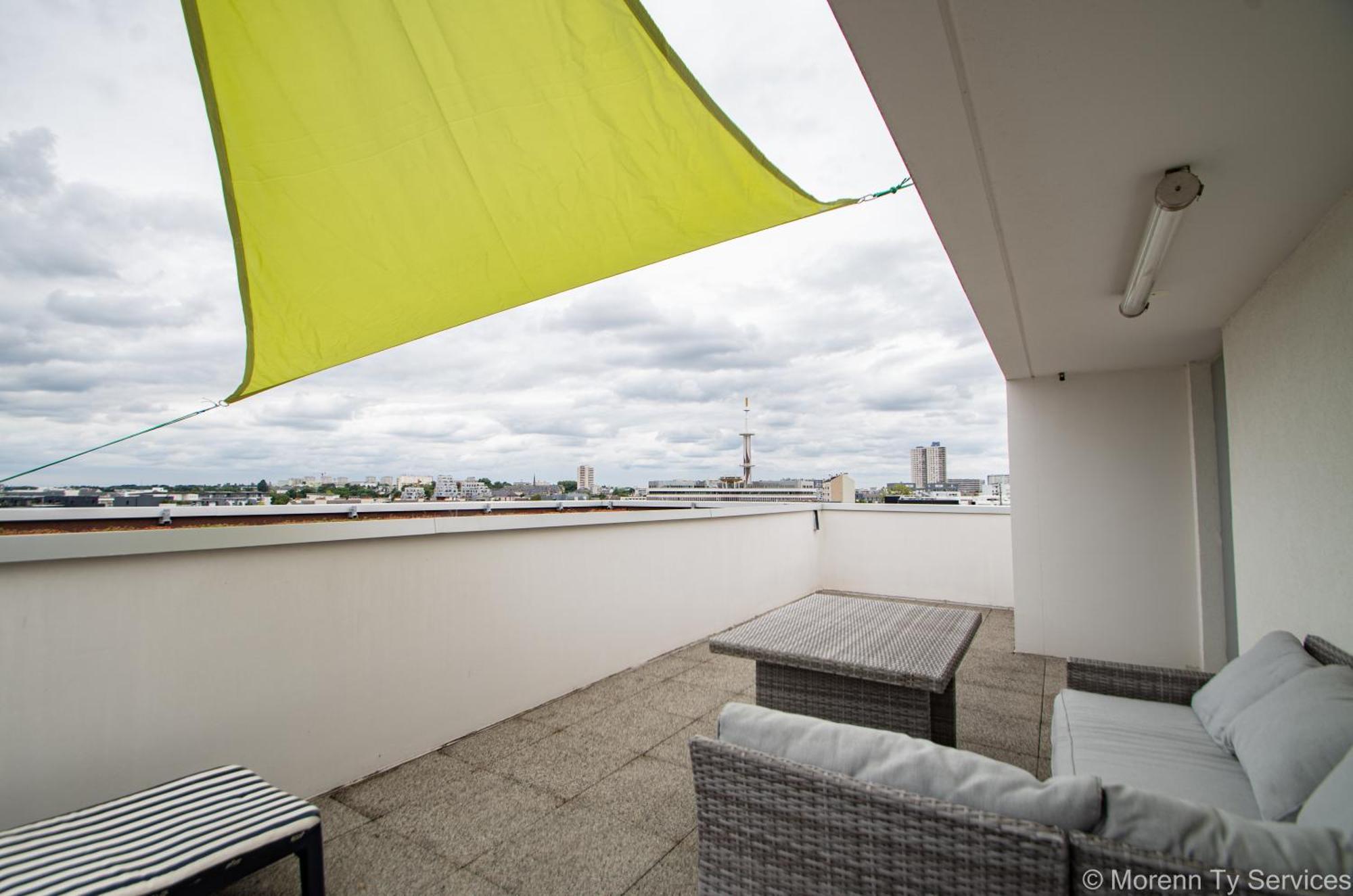 Triplex Terrasse Proche Metro - Ty Ar Mabilay Apartment Rennes Ngoại thất bức ảnh